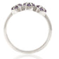 Silberring mit brasilianischem Amethyst