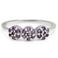 Silberring mit brasilianischem Amethyst