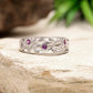 Silberring mit brasilianischem Amethyst