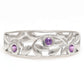 Silberring mit brasilianischem Amethyst