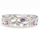 Silberring mit brasilianischem Amethyst