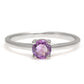 Silberring mit brasilianischem Amethyst