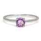 Silberring mit brasilianischem Amethyst