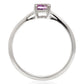 Silberring mit brasilianischem Amethyst