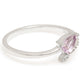 Silberring mit brasilianischem Amethyst und weißem Topas