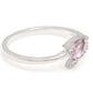 Silberring mit brasilianischem Amethyst und weißem Topas