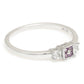 Silberring mit brasilianischem Amethyst und weißem Topas