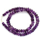 Silberhalskette mit brasilianischem Amethyst