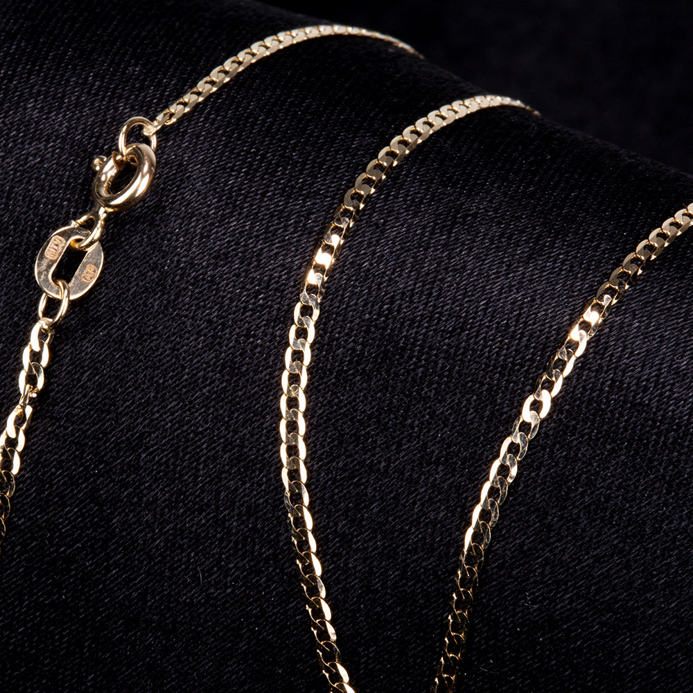 14 Kt Goldhalskette 1 
