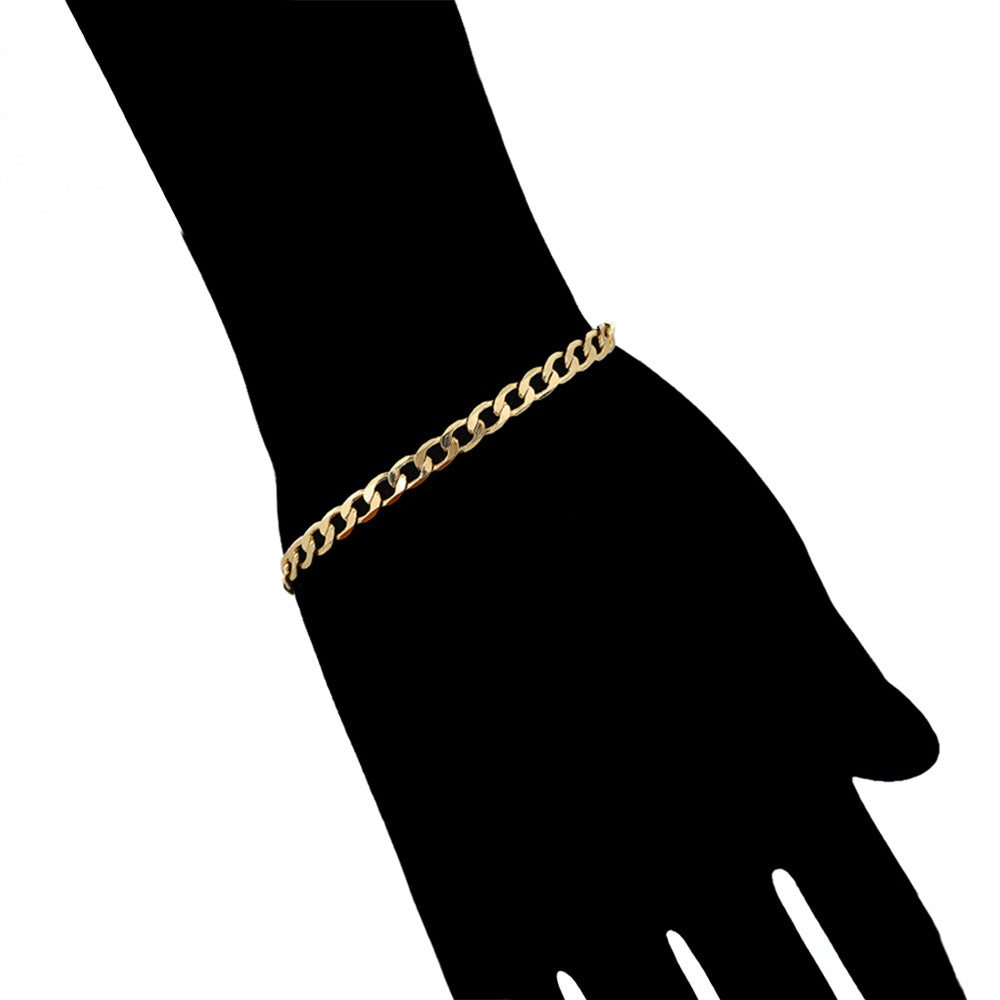 Armband aus goldplattiertesr Legierung 8 