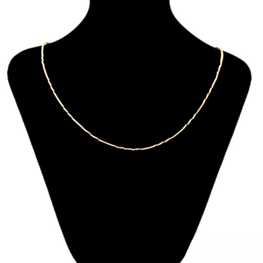 Halskette aus goldplattierter Legierung