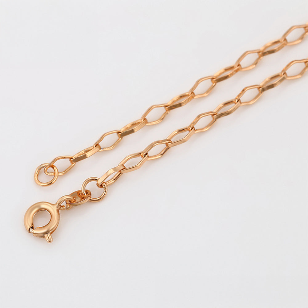 Halskette aus goldplattierter Legierung 8 