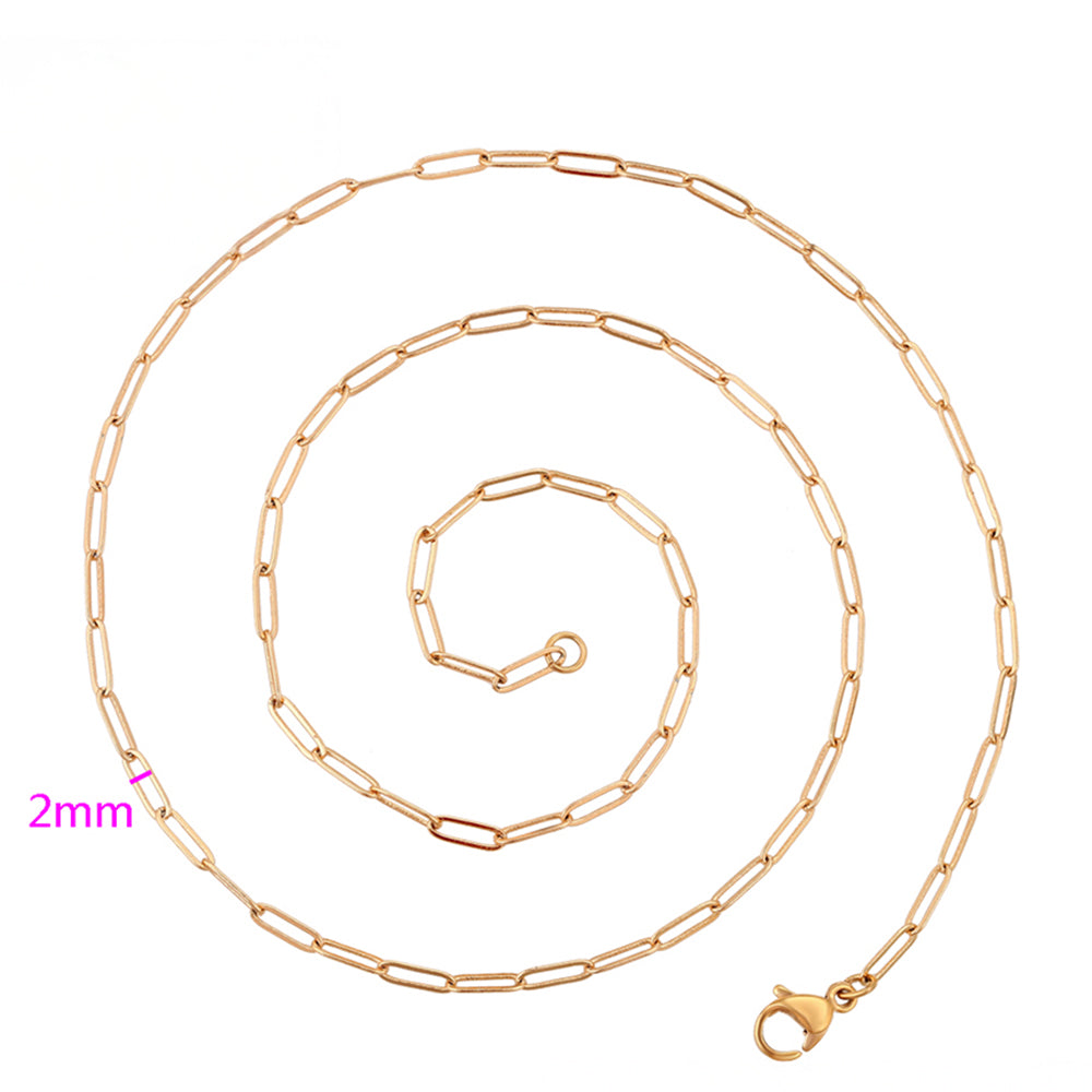Halskette aus goldplattierter Legierung