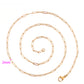 Halskette aus goldplattierter Legierung