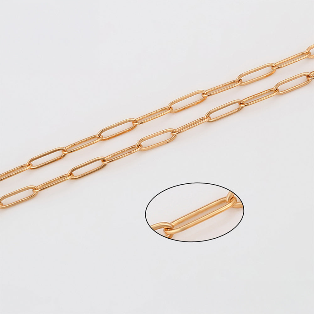 Halskette aus goldplattierter Legierung