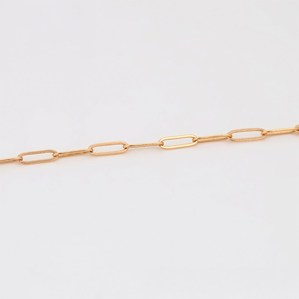Halskette aus goldplattierter Legierung 6 