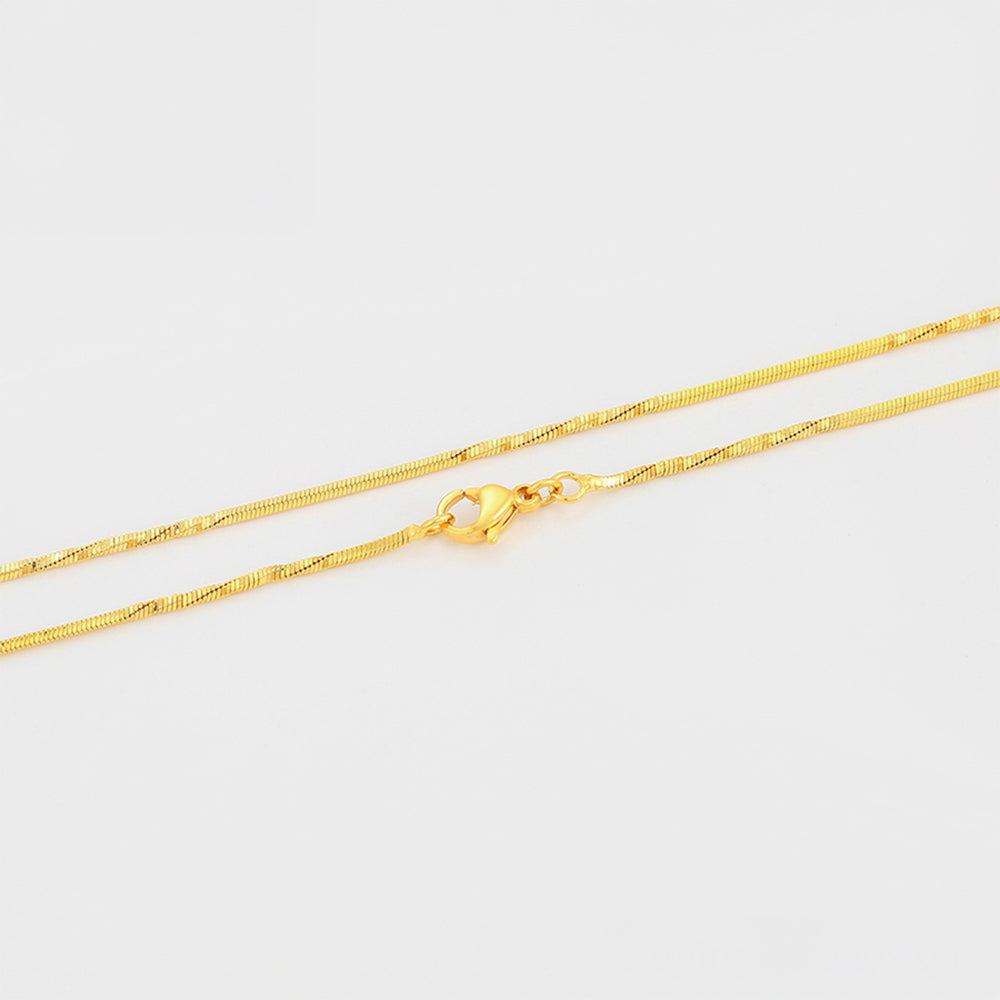 Halskette aus goldplattierter Legierung 6 
