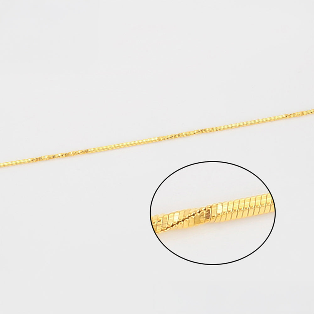 Halskette aus goldplattierter Legierung 7 