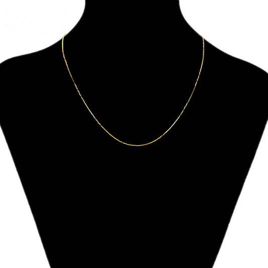 Halskette aus goldplattierter Legierung