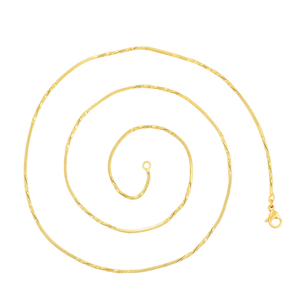 Halskette aus goldplattierter Legierung