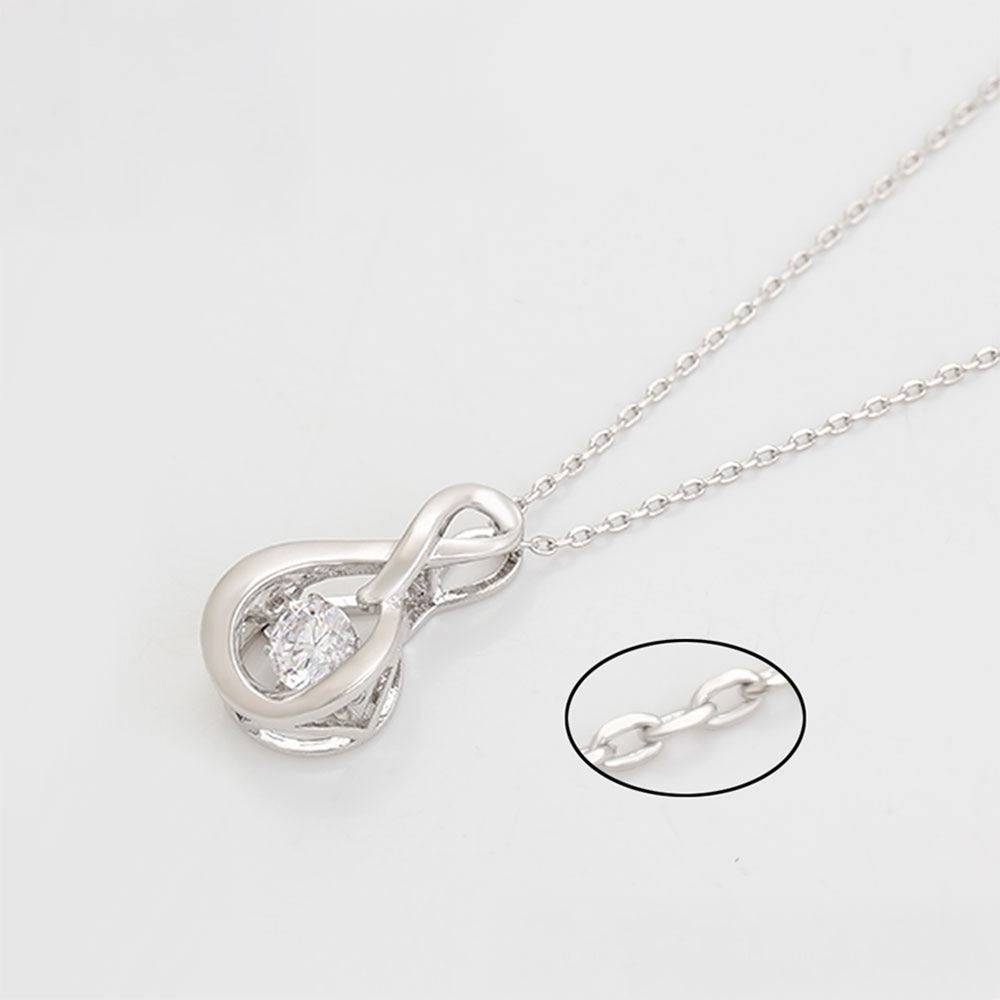 Halskette aus goldplattierter Legierung mit weißem Emporia® Kristall 5 