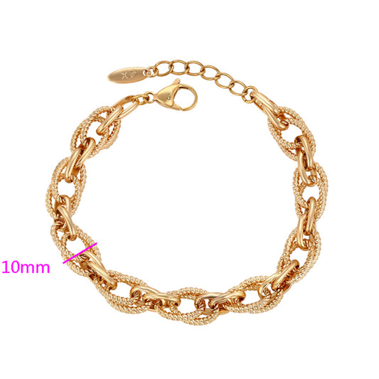 Armband aus goldplattiertesr Legierung
