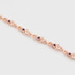 Armband aus goldplattiertesr Legierung mit purpurfarbenem Emporia® Kristall