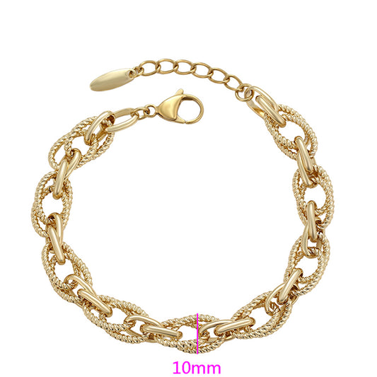 Armband aus goldplattiertesr Legierung