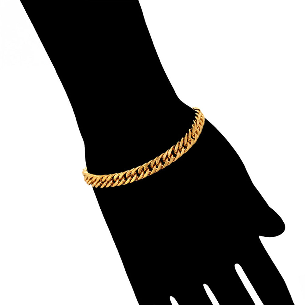 Armband aus goldplattiertesr Legierung 8 
