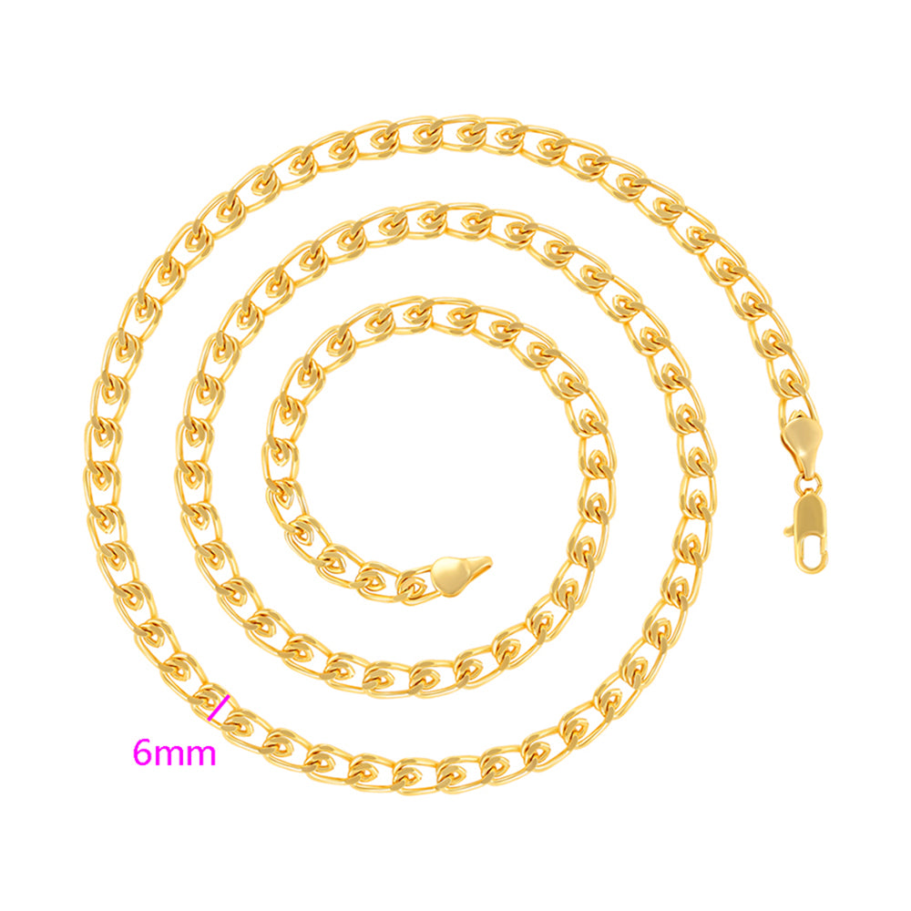 Halskette aus goldplattierter Legierung 3 