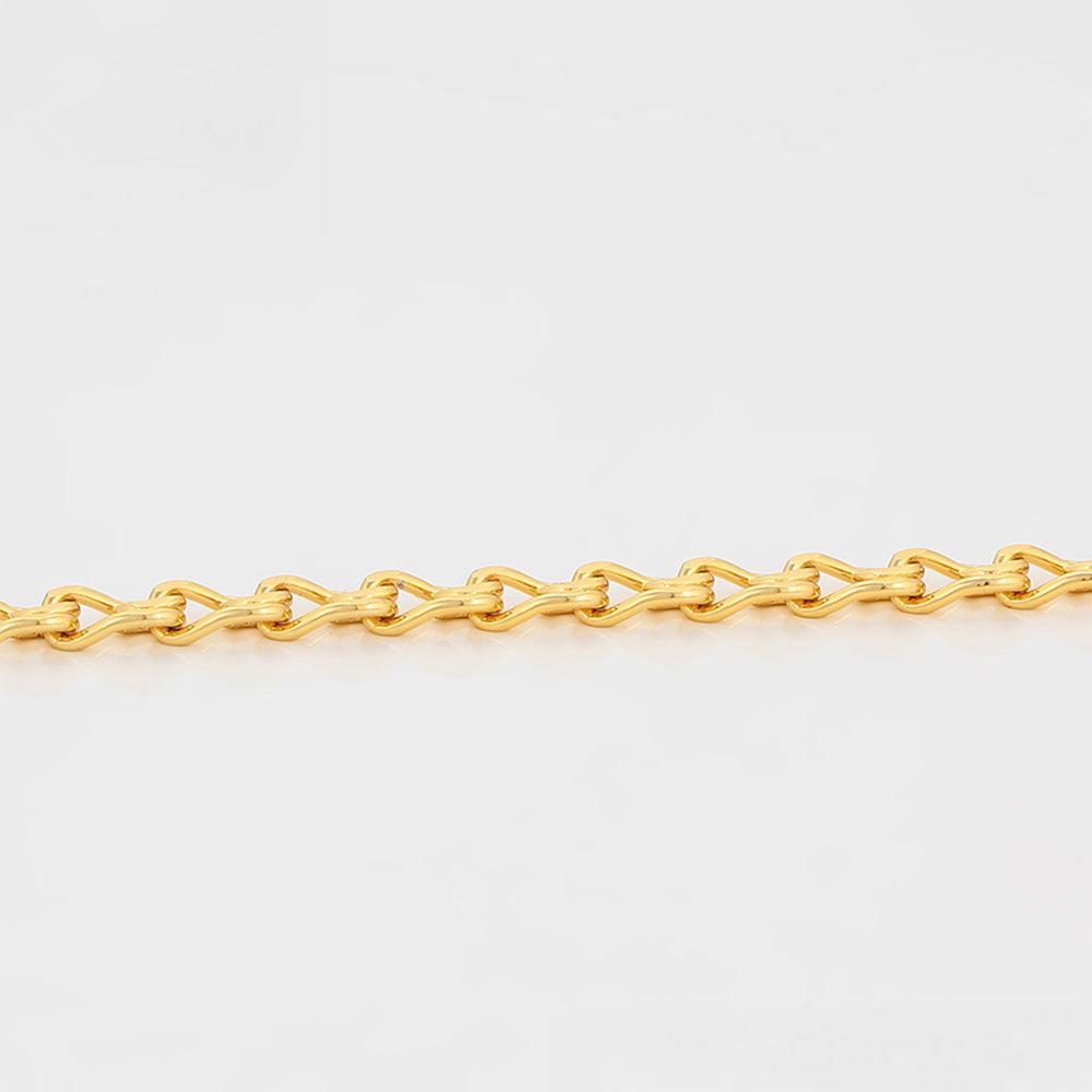 Halskette aus goldplattierter Legierung 6 