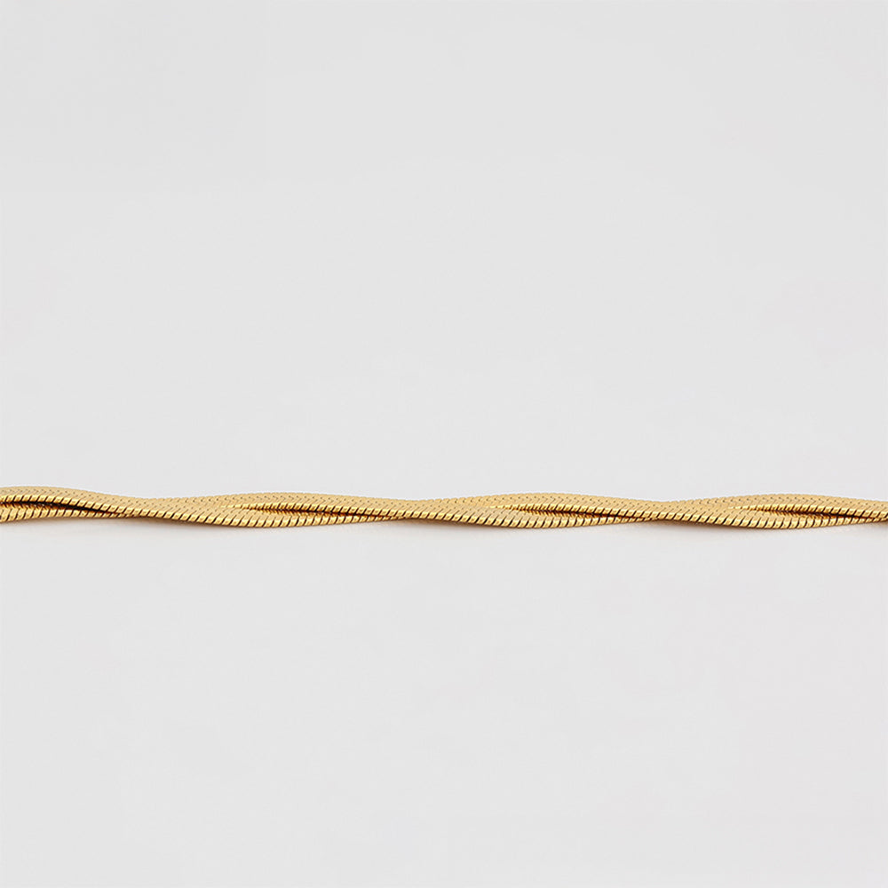 Halskette aus goldplattierter Legierung