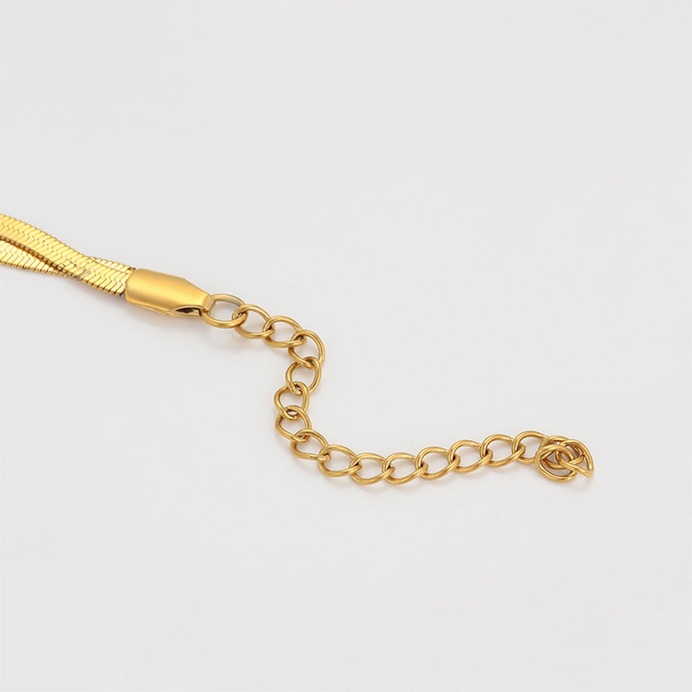 Halskette aus goldplattierter Legierung 7 