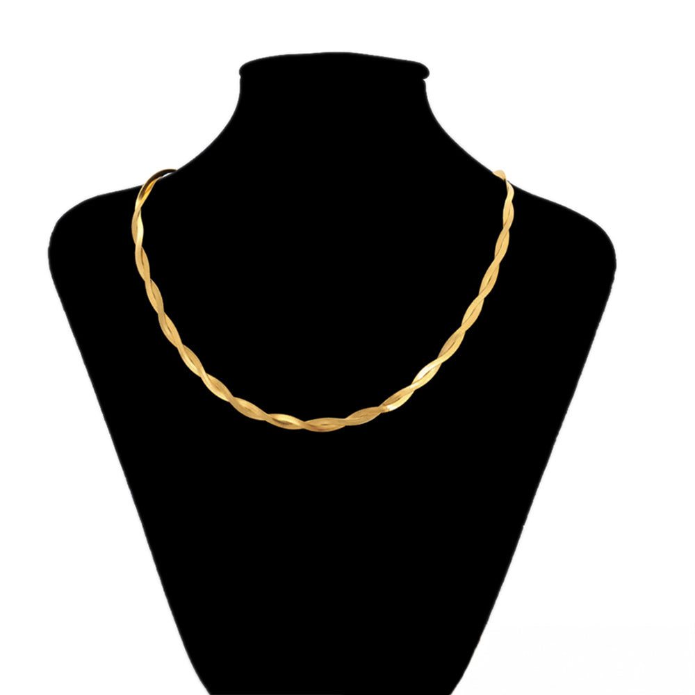 Halskette aus goldplattierter Legierung