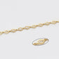 Armband aus goldplattiertesr Legierung