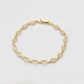 Armband aus goldplattiertesr Legierung