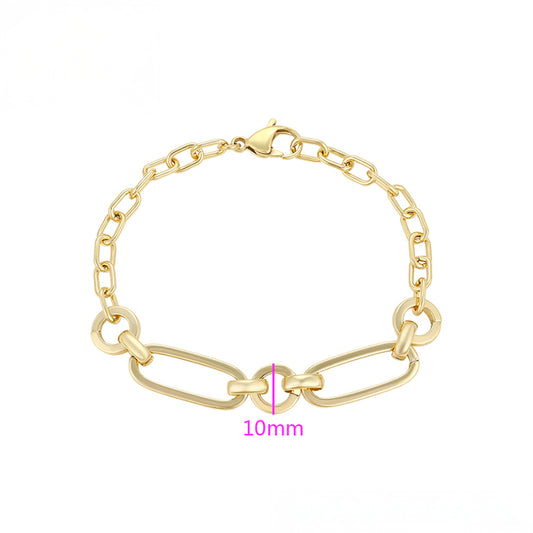 Armband aus goldplattiertesr Legierung