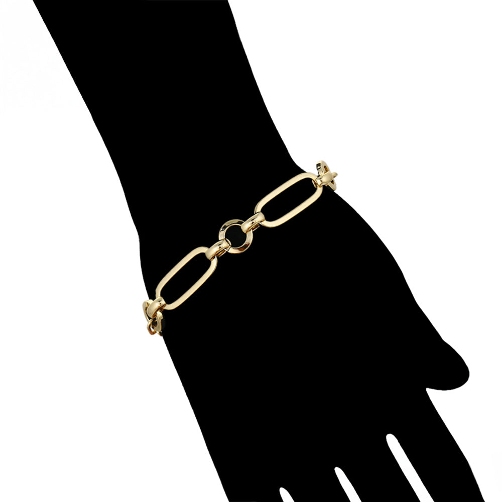 Armband aus goldplattiertesr Legierung 8 