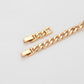 Armband aus goldplattiertesr Legierung mit weißem Emporia® Kristall