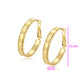 Ohrringe aus goldplattierter Legierung