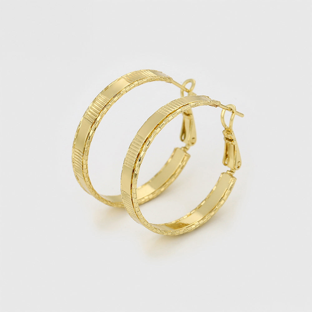 Ohrringe aus goldplattierter Legierung