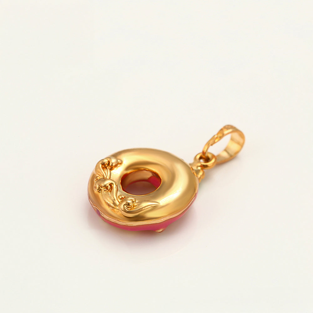 Anhänger aus goldplattierterr Legierung mit Emaille 7 