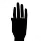 Ring aus goldplattierterr Legierung mit purpurfarbenem Emporia® Kristall und grünem Emporia® Kristall