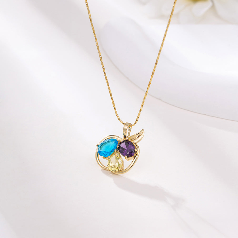 Schmuckgarnitur aus aus goldplattierter Legierung mit blauem Emporia®-Kristall und weißem Emporia® Kristall