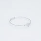 Armband aus goldplattiertesr Legierung mit weißem Emporia® Kristall
