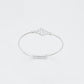 Armband aus goldplattiertesr Legierung mit weißem Emporia® Kristall