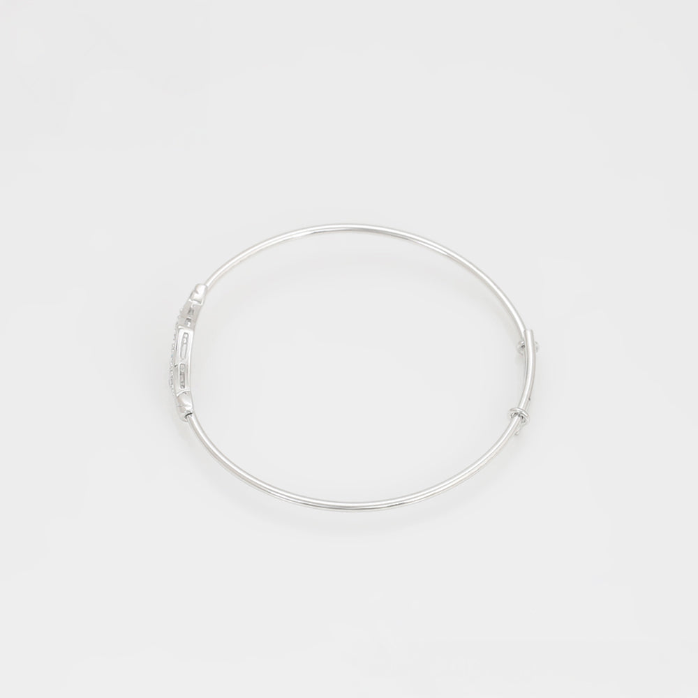 Armband aus goldplattiertesr Legierung mit weißem Emporia® Kristall