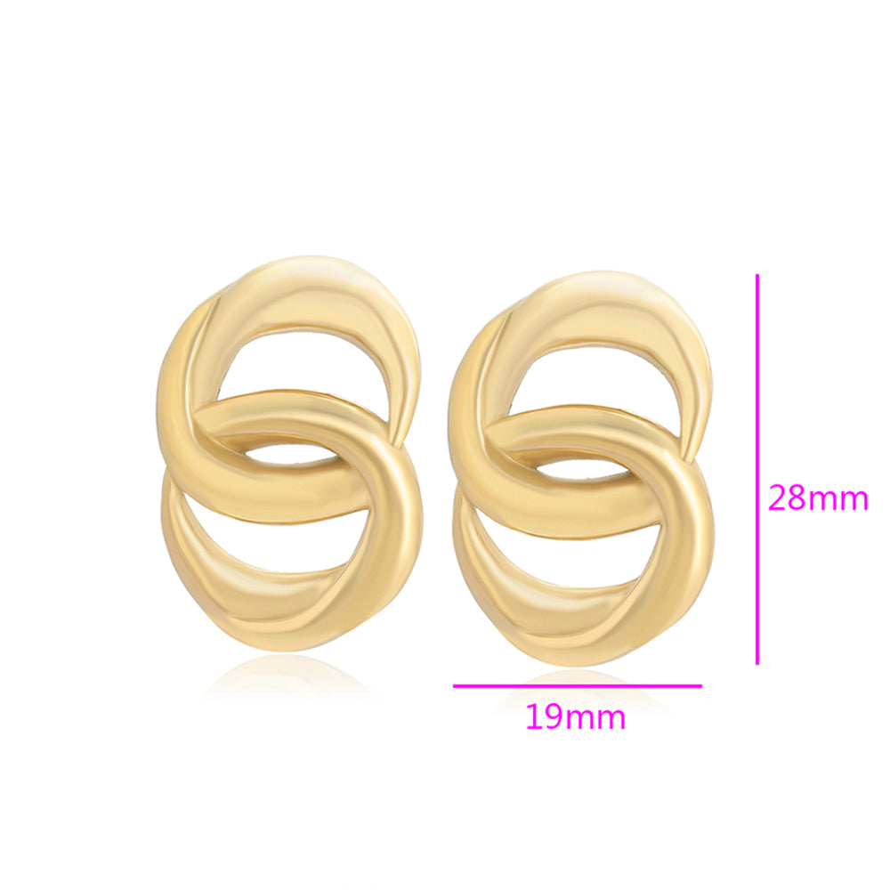 Ohrringe aus goldplattierter Legierung 2 