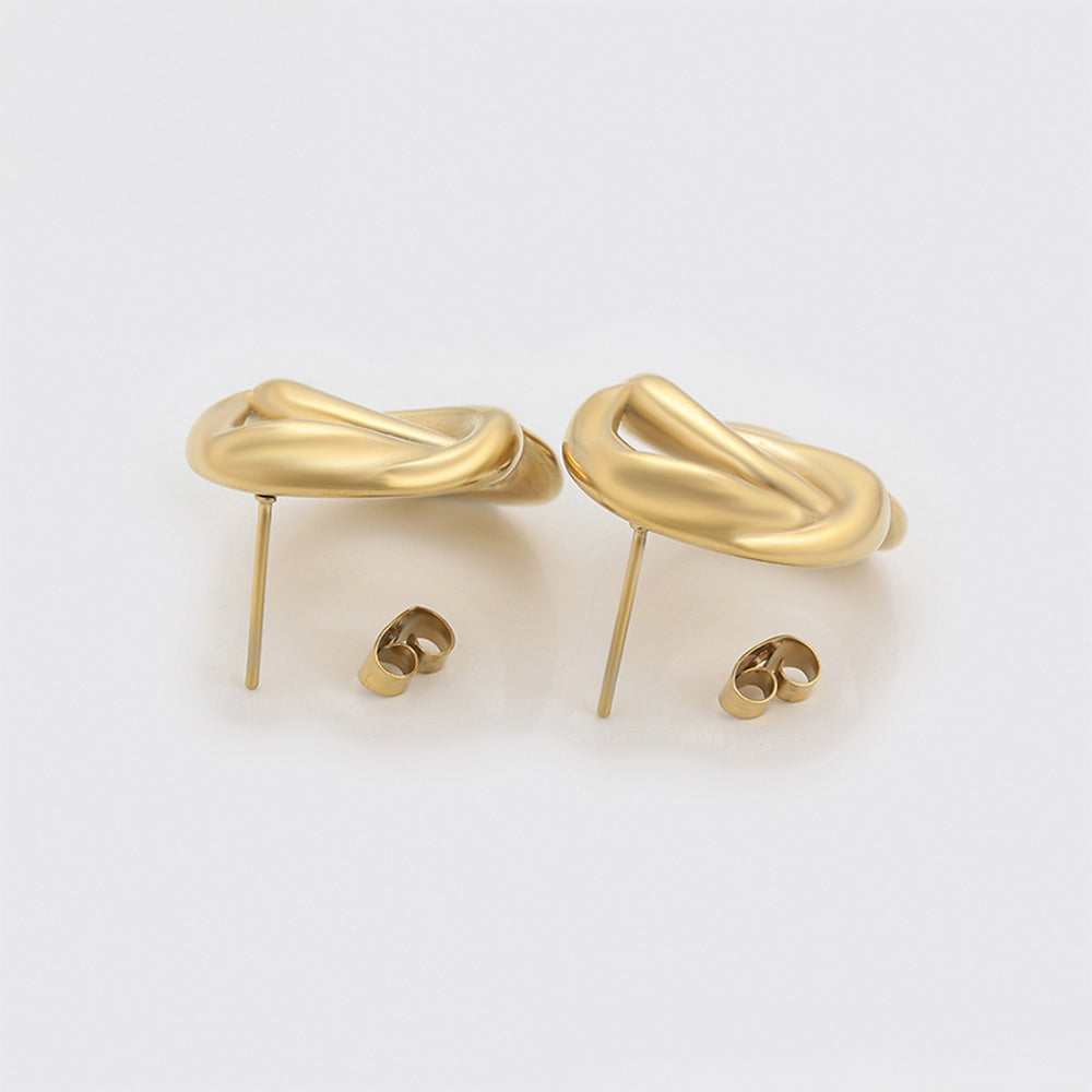 Ohrringe aus goldplattierter Legierung 4 