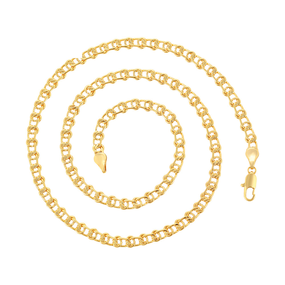 Halskette aus goldplattierter Legierung 2 